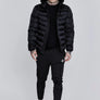 SikSilk - Black Bubble Jacket